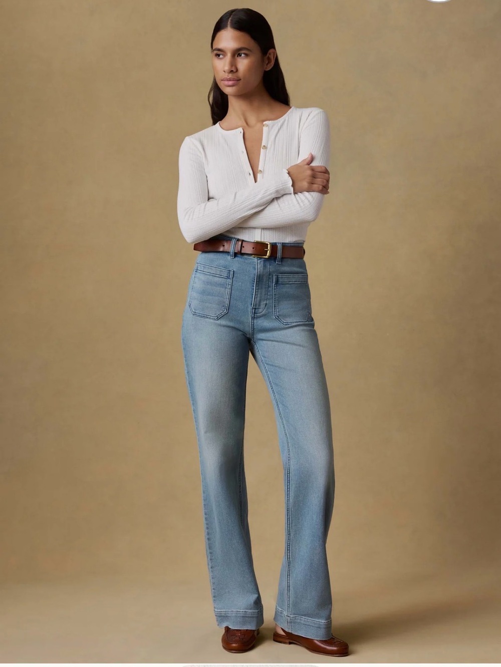 Faherty Stretch Terry Patch Pocket Pant - Eastern Shore Wash- Size 26